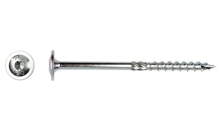 Flenskop Schroef verzinkt - Wal-beschoeiing.nl