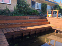 Okan Hardhouten Vlonderplanken 35 mm x 145 mm - Duurzaam & Esthetisch - Wal-beschoeiing.nl