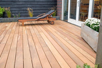 Okan Hardhouten Vlonderplanken 35 mm x 145 mm - Duurzaam & Esthetisch - Wal-beschoeiing.nl