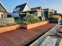 Okan Hardhouten Vlonderplanken 35 mm x 145 mm - Duurzaam & Esthetisch - Wal-beschoeiing.nl