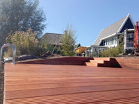 Okan Hardhouten Vlonderplanken 35 mm x 145 mm - Duurzaam & Esthetisch - Wal-beschoeiing.nl