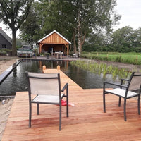 Okan Hardhouten Vlonderplanken 35 mm x 145 mm - Duurzaam & Esthetisch - Wal-beschoeiing.nl